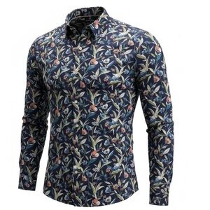 Hart Schaffner Marx Floral Button-Down Shirt – Men’s XXL